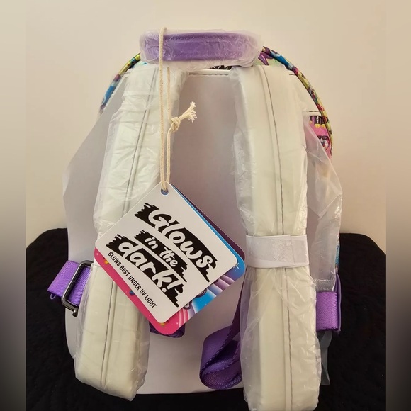 LAST SALE! Lisa Frank X Loungefly Halloween Holo Backpack! Glitter&Glows In Dark - Picture 8 of 16